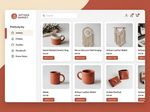 Marketsy marketplace app preview